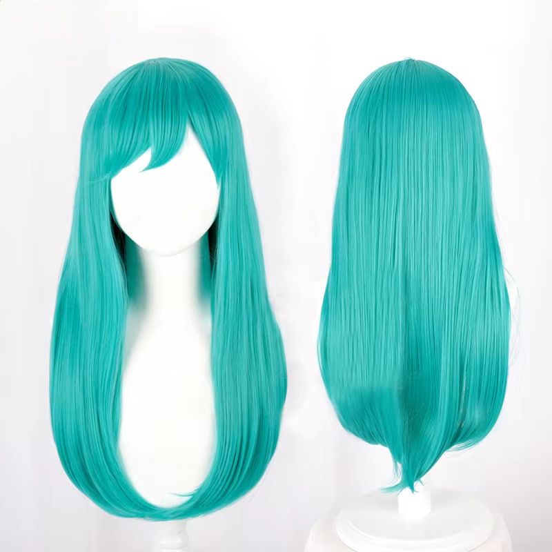 4 - Handmade Anime Dragon Ball Bulma Wig Long